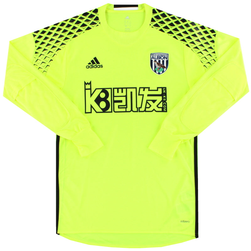 Camiseta de portero West Brom adidas adizero 2016-17 Talla S