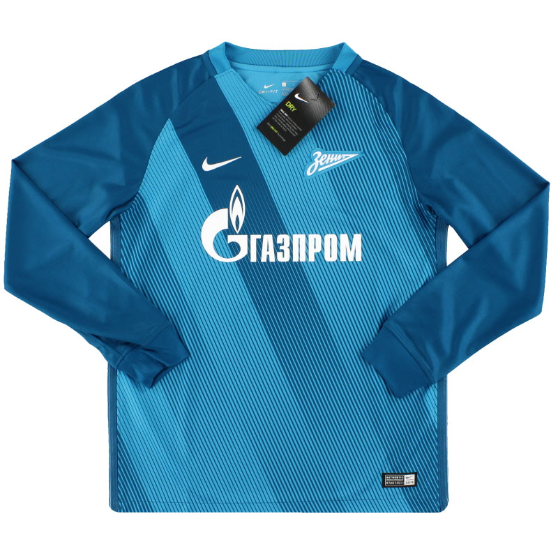 Camiseta de local de manga larga para niño Nike Zenit St. Petersburg 2016-17 *con etiquetas*