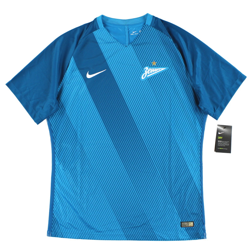 Camiseta de local Nike de jugador del Zenit San Petersburgo 2016-17 *con etiquetas* Talla XL