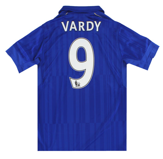 2016-17 Leicester Puma Home Shirt Vardy #9 M