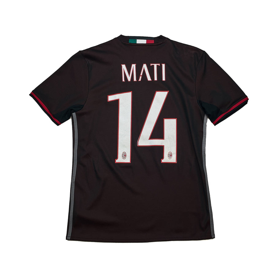 Camiseta Local 2016/17 AC Milan Mati #14 (S) Adidas