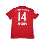 Camiseta local (M) Adidas 2016/17 del Bayern Múnich Alonso #14