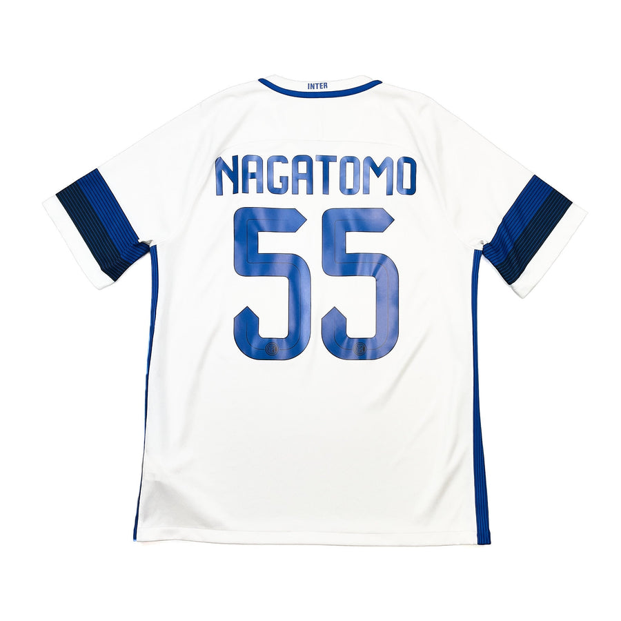Camiseta de visitante 2016/17 Inter de Milán Nagatomo #55 (L) Nike