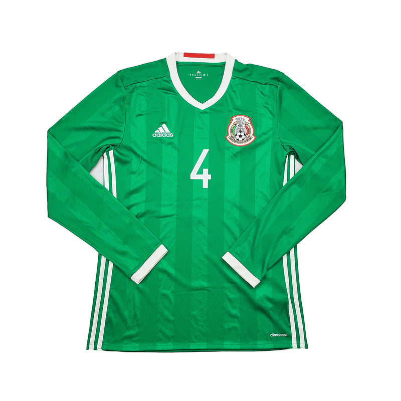 2016/17 Mexico R.Marquez #4 L/S Home Shirt (M) Adidas