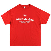 Camiseta gráfica 'Merci Arsene' del Arsenal 2017-18 Talla XL