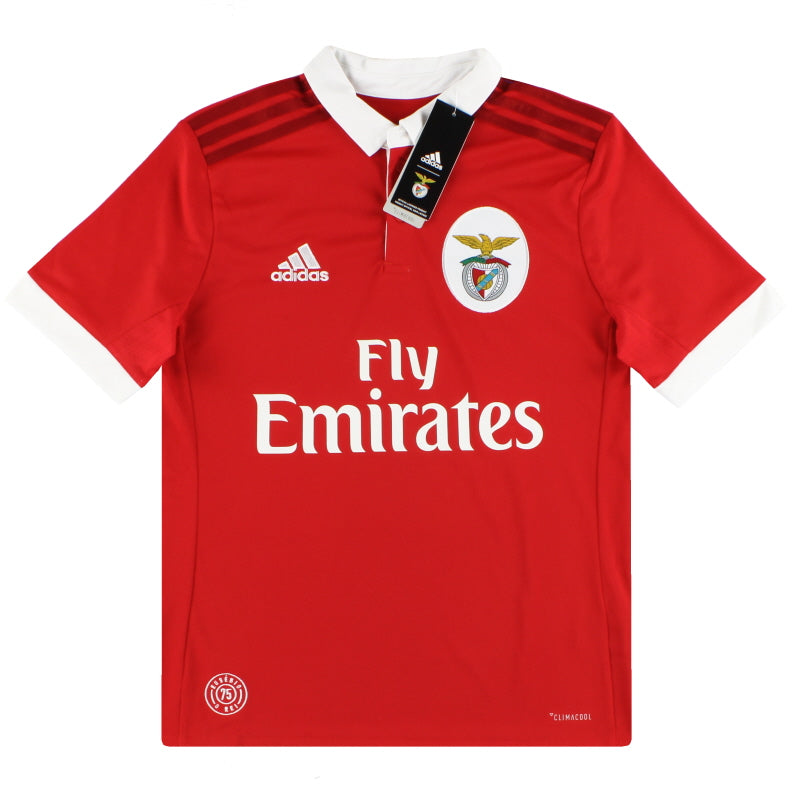 Camiseta de casa adidas del Benfica 2017-18 *NUEVA EN CAJA* Talla M juvenil