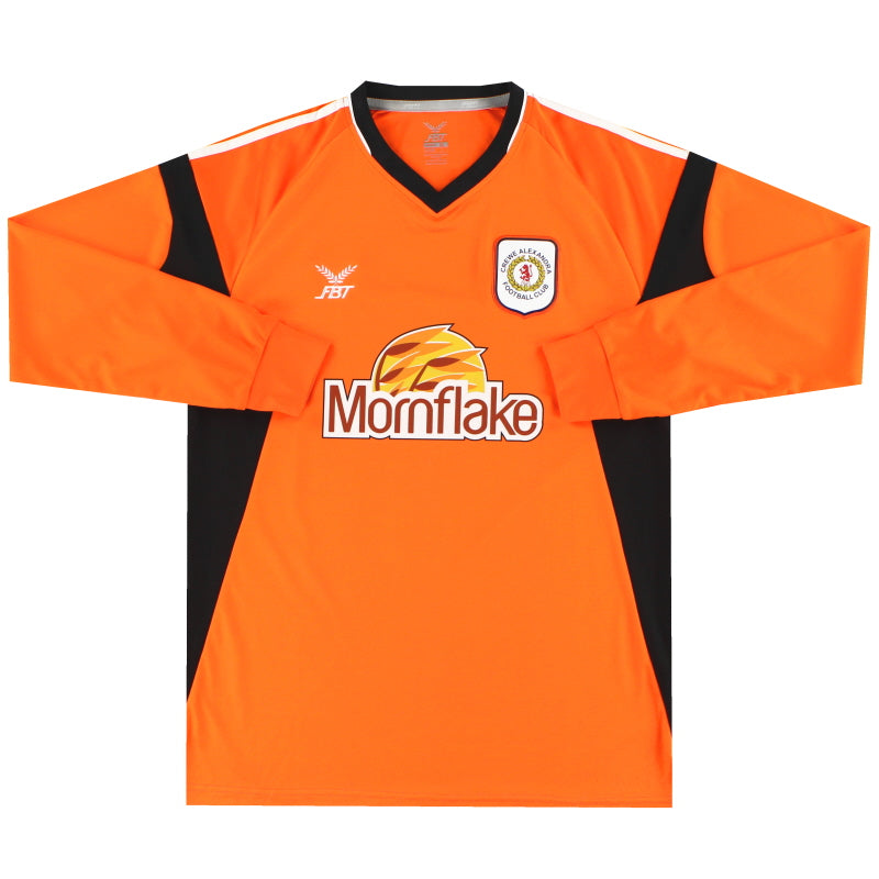 Camiseta de Portero Naranja Crewe Alexandra 2017-18 Manga Larga *Como Nueva*