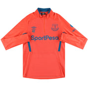 2017-18 Everton Umbro Prenda de Entrenamiento con Cremallera 1/4 (Player Issue) #42 Talla S
