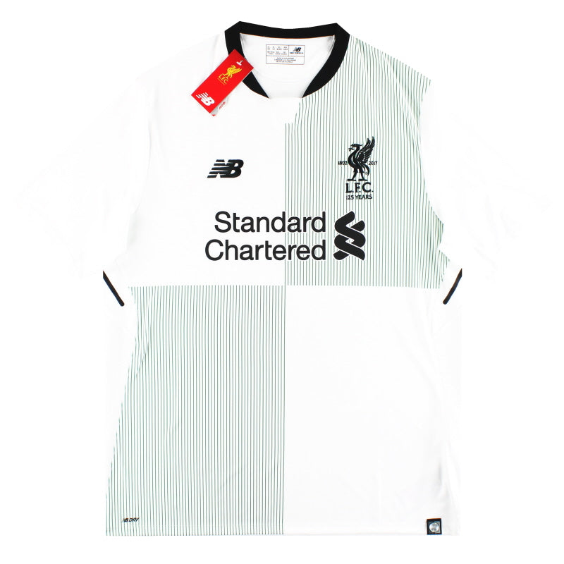 Camiseta de visitante New Balance '125 Years' del Liverpool 2017-18 *con etiquetas* XL