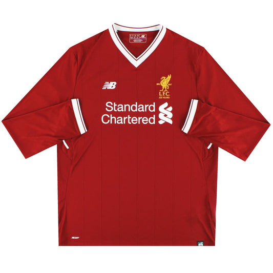 2017-18 Liverpool New Balance '125 Years' Home Shirt L/S XXXL