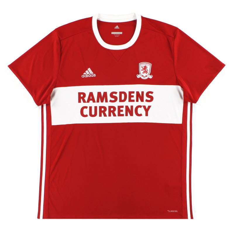 2017-18 Middlesbrough adidas Camiseta Local M
