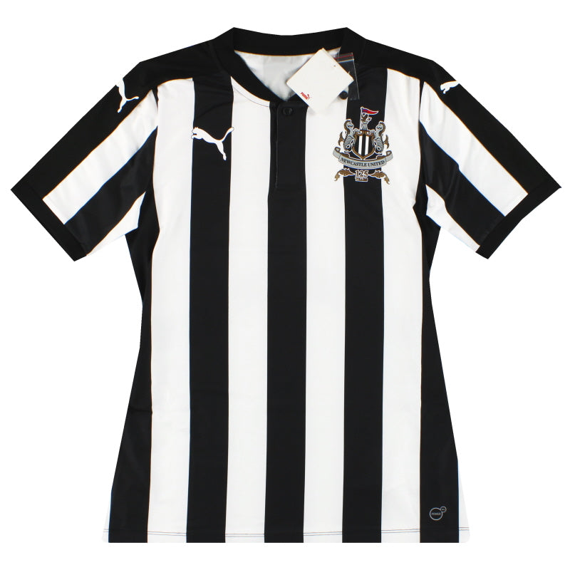 Camiseta de local Puma auténtica '125 años' del Newcastle 2017-18 *con etiquetas* L