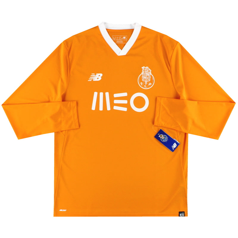 Camiseta de la segunda equipación del Oporto 2017-18 New Balance, manga larga *A ESTRENAR Y EN CAJA*