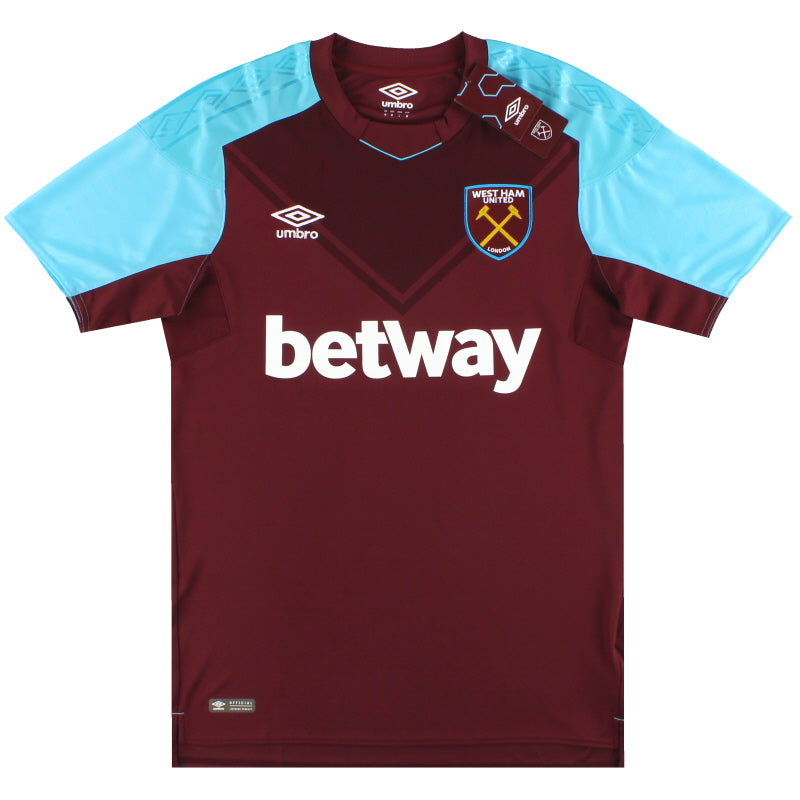 Camiseta Umbro West Ham Local 2017-18 *con etiquetas* L