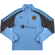 2017-18 Wolves Puma Sudadera de entrenamiento 1/4 cremallera Talla S