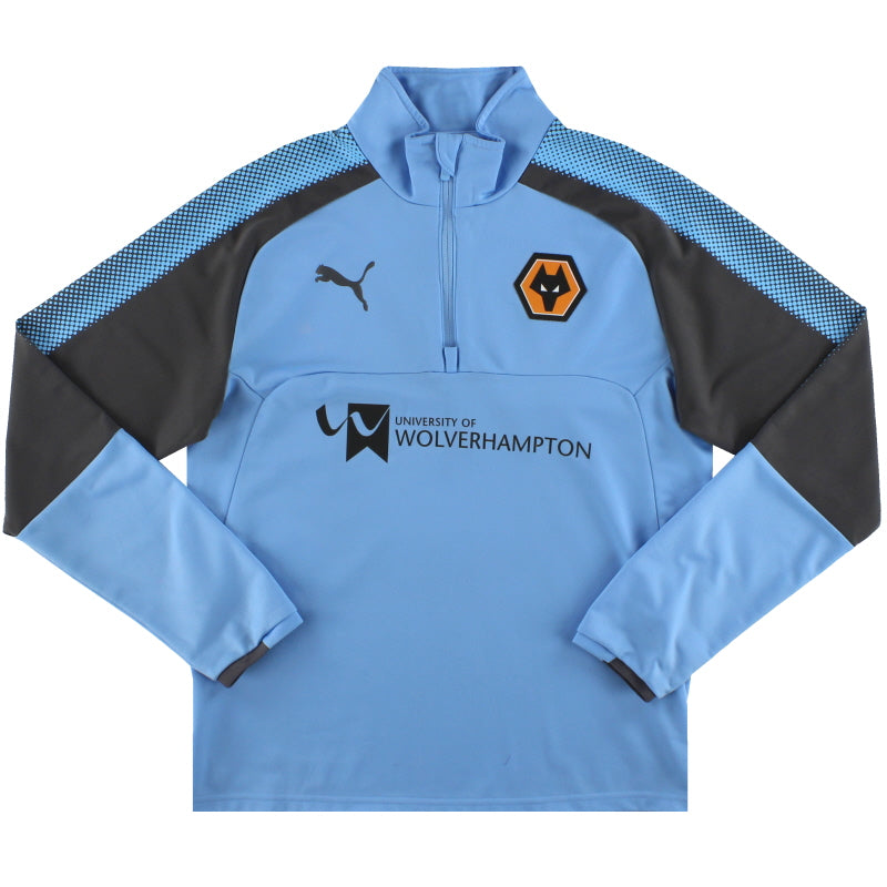 2017-18 Wolves Puma Sudadera de entrenamiento 1/4 cremallera Talla S