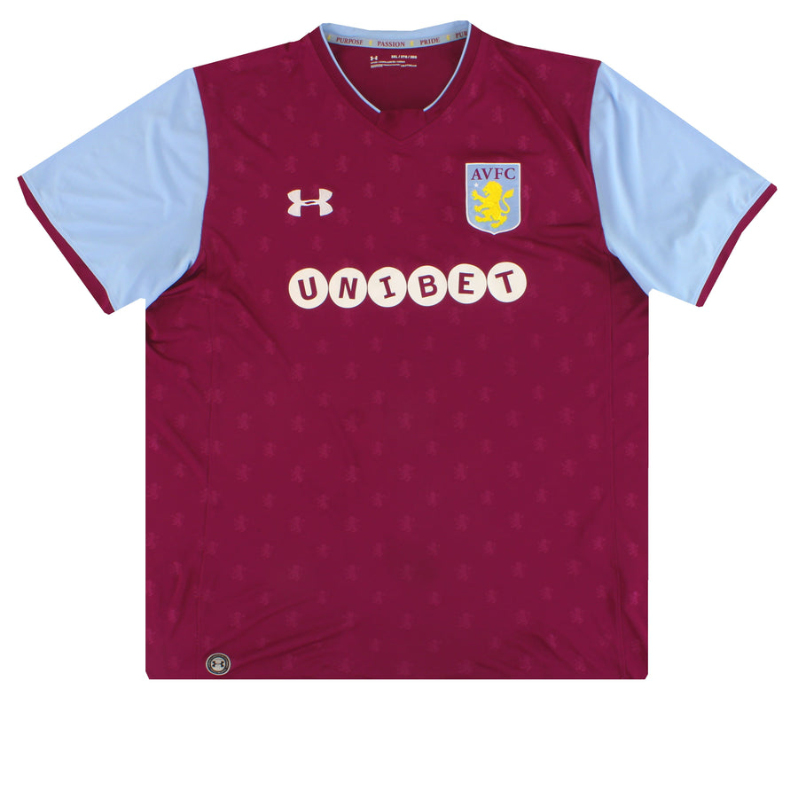 Camiseta de casa Aston Villa Under Armour 2017-18 XXXL