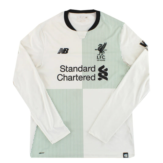 2017-18 Liverpool New Balance '125 Years' Away Shirt L/S