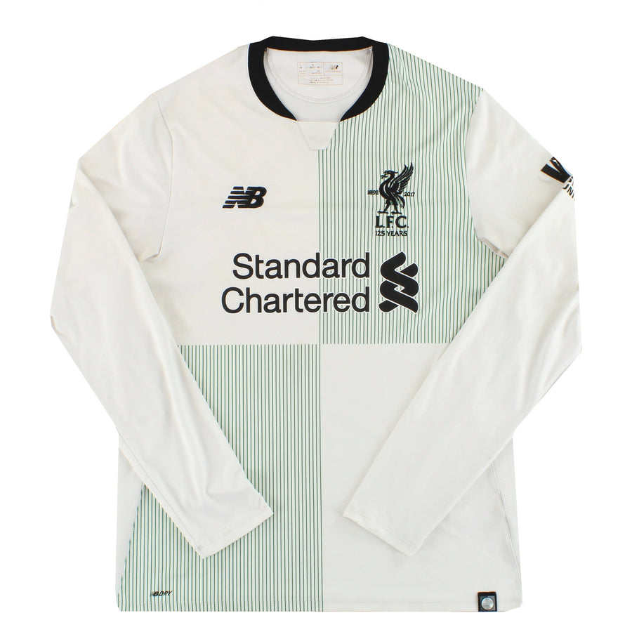 Camiseta Visitante Manga Larga Liverpool New Balance '125 Años' 2017-18