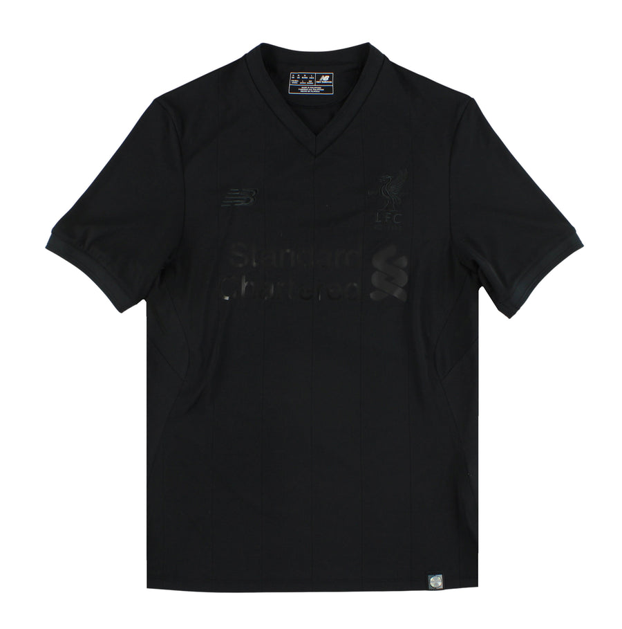 2017-18 Liverpool New Balance '125 Years' Blackout Shirt M