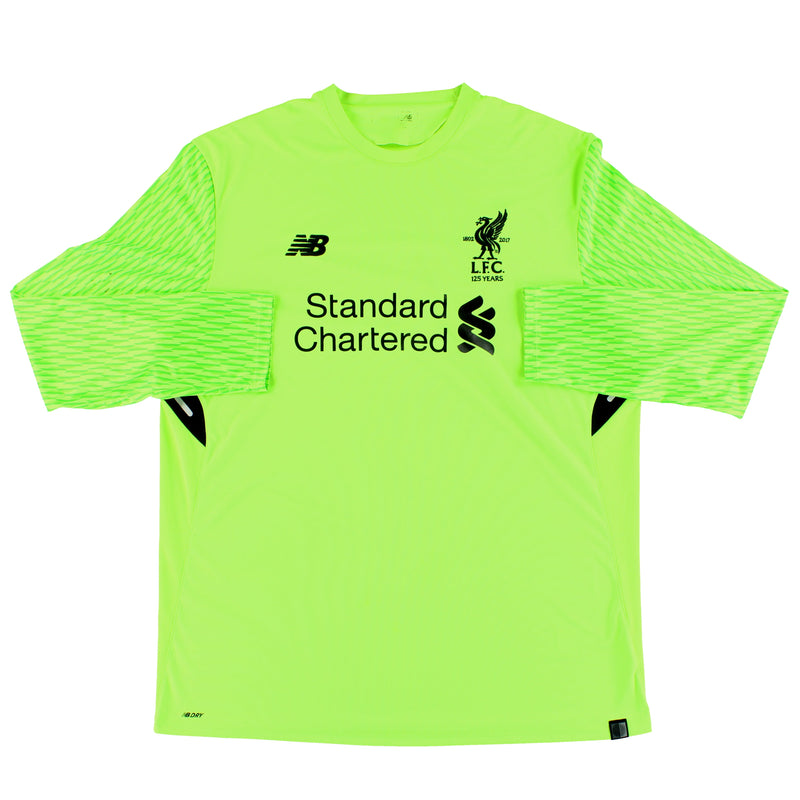 2017-18 Liverpool New Balance '125 Years' Goalkeeper Shirt L/S XL