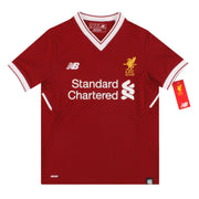 Camiseta Local Liverpool New Balance '125 Años' 2017-18 *con etiquetas* Niño M.