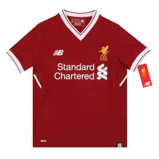 2017-18 Liverpool New Balance '125 Years' Home Shirt *w/tags* M.Boys