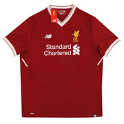 Camiseta de casa del Liverpool New Balance '125 Años' 2017-18 *con etiquetas* XL