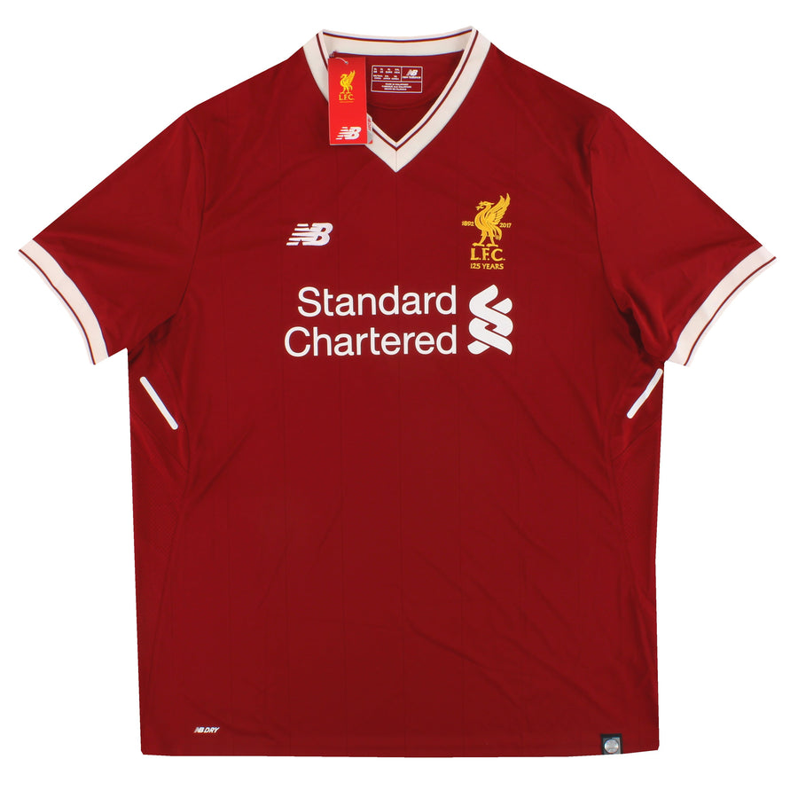 Camiseta de casa del Liverpool New Balance '125 Años' 2017-18 *con etiquetas* XL
