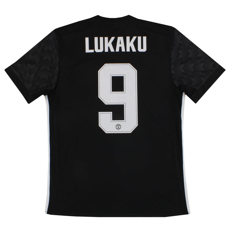 2017-18 Manchester United adidas Away Shirt Lukaku #9 M