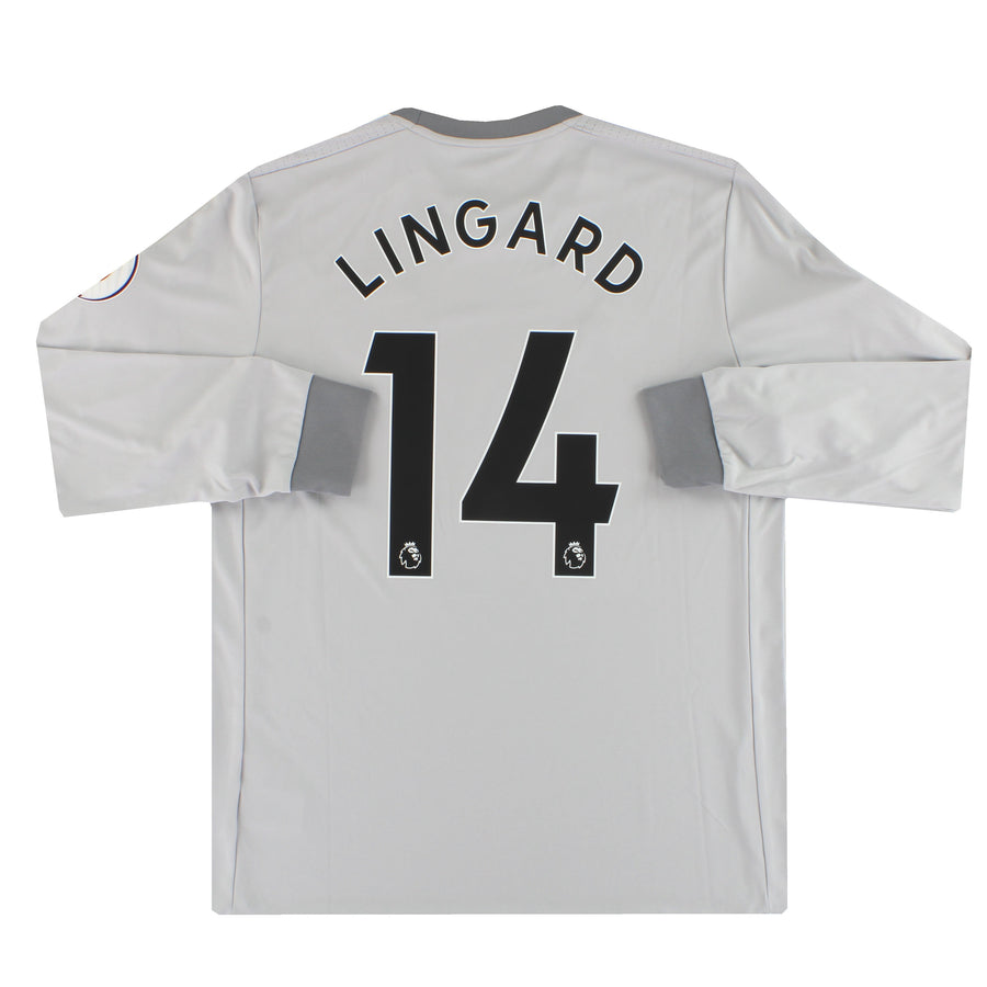 Camiseta de la tercera equipación del Manchester United 2017-18 adidas Lingard #14 *con etiquetas* Manga Larga