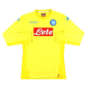 Camiseta de visitante Kappa del Napoli 2017-18 L/S XXL