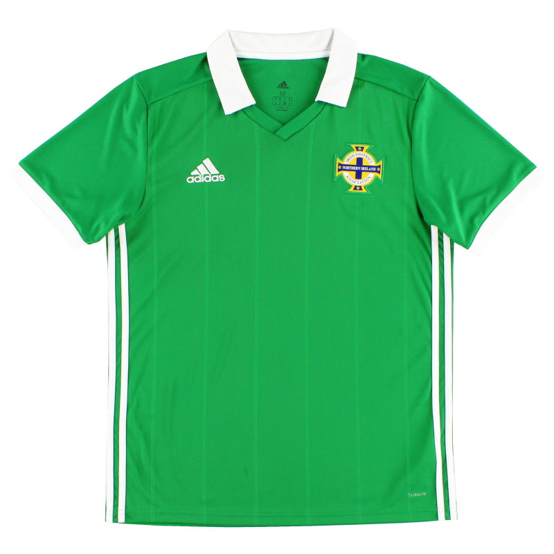 Camiseta de local de Irlanda del Norte adidas 2017-19 *Impecable* XS