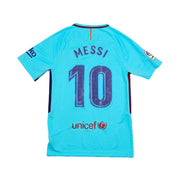 Camiseta de visitante del Barcelona 2017/18 Messi #10 (Talla S) Nike