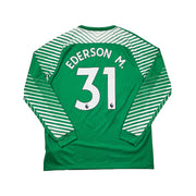 Camiseta Nike de portero (L) Ederson #31 del Manchester City 2017/18