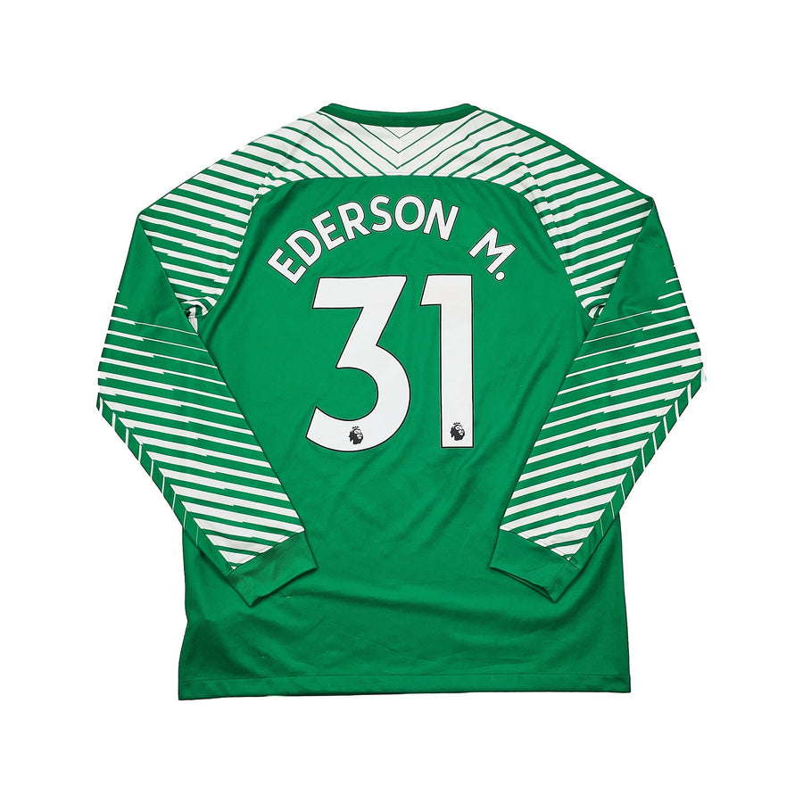 Camiseta Nike de portero (L) Ederson #31 del Manchester City 2017/18