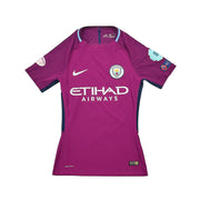 Camiseta Nike visitante 2017/18 Manchester City Scott #8 *Match Issue* (Mujer T.P.)