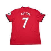 2017/18 Camiseta Local Alexis #7 Manchester United (XL) Adidas
