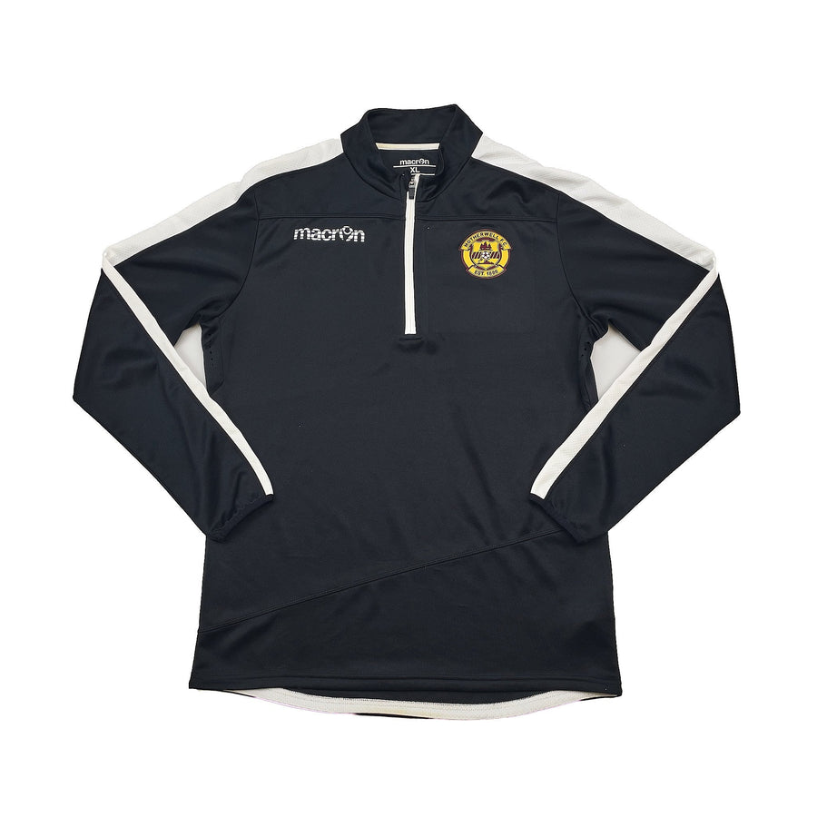 2017/18 Motherwell Parte superior de entrenamiento 1/4 con cremallera (XL) Macron