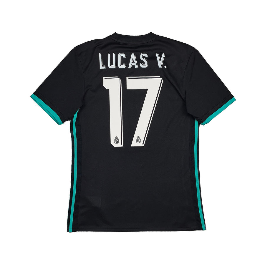 Camiseta visitante del Real Madrid 2017/18 Lucas V #17 (Talla S) Adidas