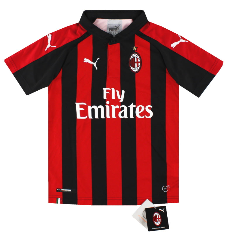 Camiseta de local Puma del AC Milan 2018-19 *con etiquetas* M.Niño