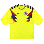 2018-19 Colombia adidas Camiseta de local Manga Larga *Impecable* S