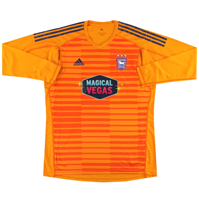 Camiseta de portero Adidas del Ipswich 2018-19, manga larga, XL
