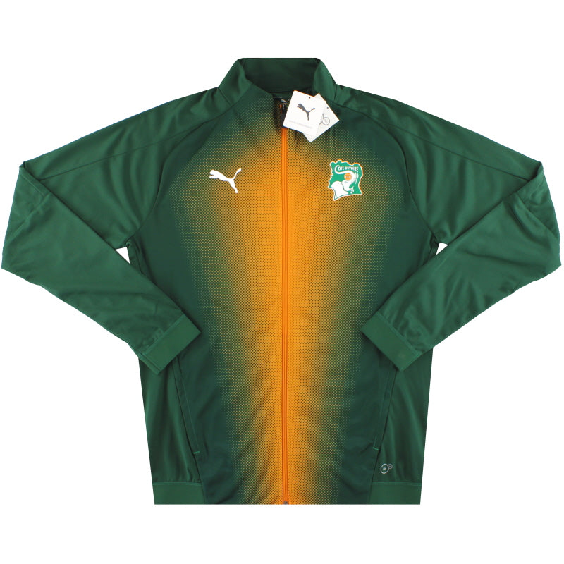 Chaqueta de chándal Puma del estadio de Costa de Marfil 2018-19 *NIB* L