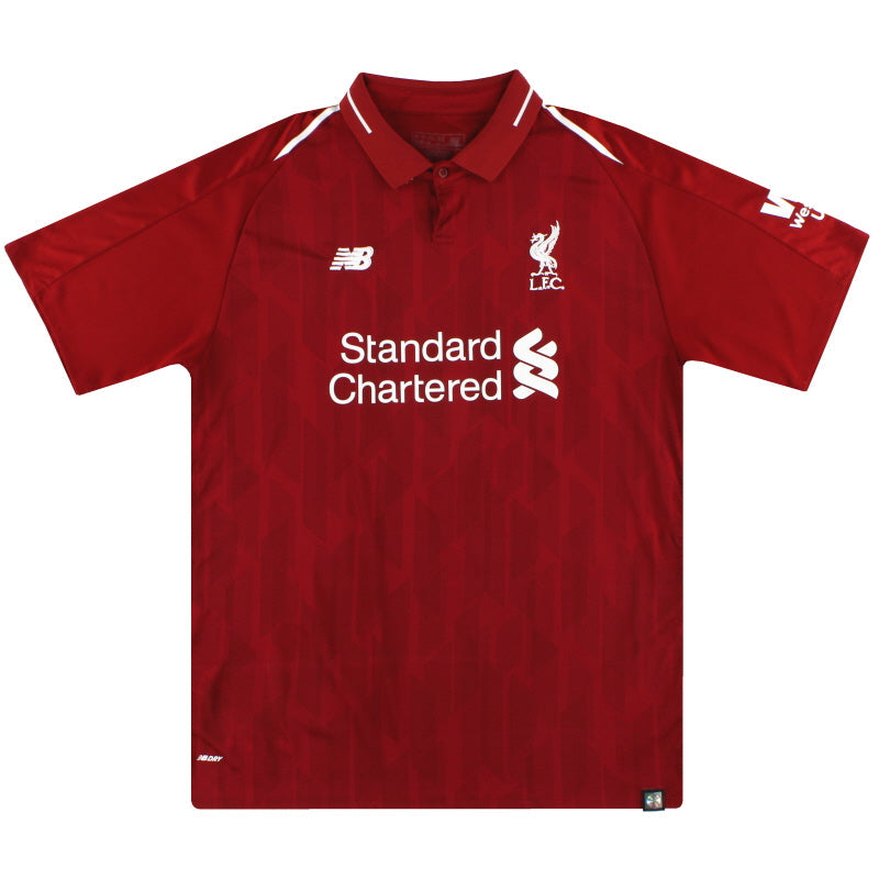 2018-19 Liverpool New Balance Home Shirt L