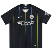 Camiseta de visitante Nike del Manchester City 2018-19, talla XL