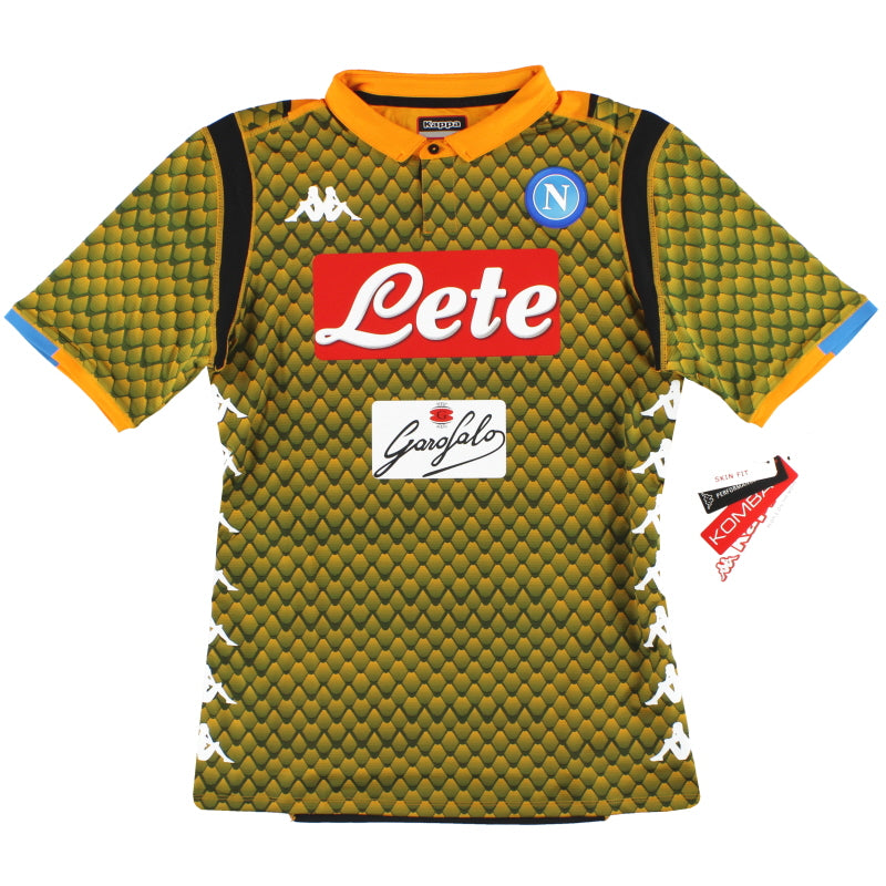 2018-19 Camiseta de Portero Napoli Kappa Kombat *A ESTRENAR EN CAJA* M