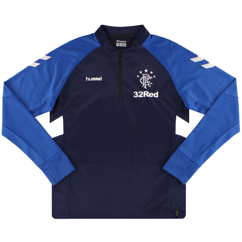 2018-19 Rangers Hummel Sudadera de Entrenamiento 1/2 Cremallera Talla L