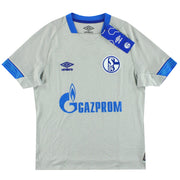 Camiseta de la segunda equipación del Schalke Umbro 2018-19 *con etiquetas* Talla M. Niños