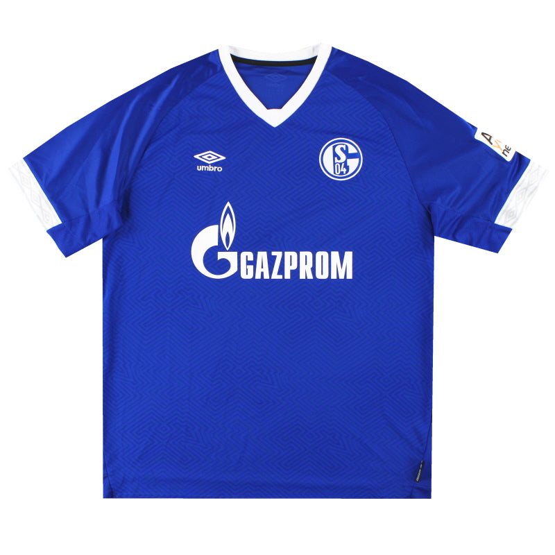 Camiseta de local Umbro del Schalke 2018-19 *Impecable* XXL